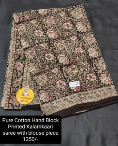 Hand block Printed Kalamkaari